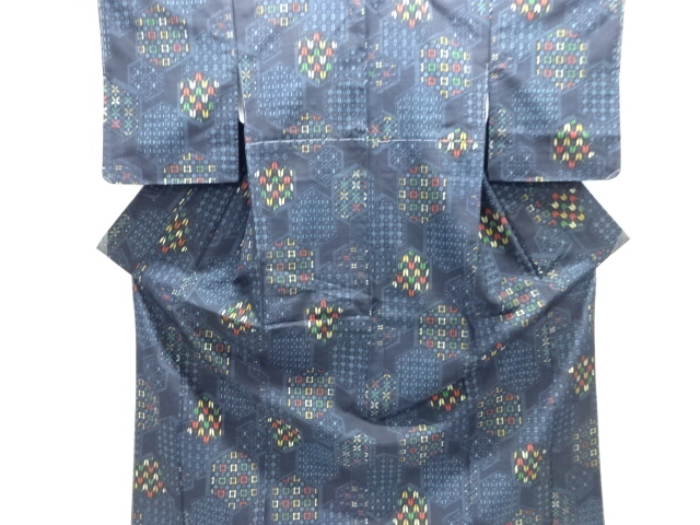 JAPANESE KIMONO / UNUSED TSUMUGI 